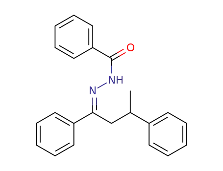 Molecular Structure of 1443368-10-2 (N'-(1,3-Diphenylbutylidene)benzohydrazide)