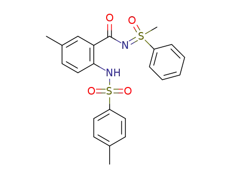 N-[2-(4'-methylbenzenesulfonamido)-5-methylbenzoyl]-S-methyl-S-phenylsulfoximine
