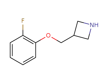 Molecular Structure of 954222-91-4 (3-(2-Fluoro-phenoxymethyl)-azetidine)