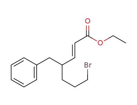 (E)-ethyl 4-benzyl-7-bromohept-2-enoate