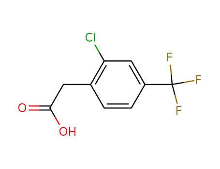 2- 클로로 -4- (TRIFLUOROMETHYL) PHENYLACETIC ACID