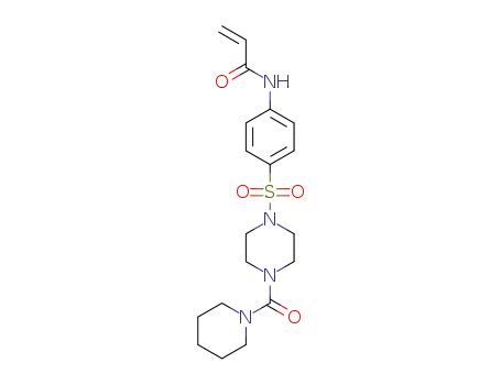 N-{4-[4-(piperidine-1-carbonyl)piperazine-1-sulfonyl]phenyl}acrylamide