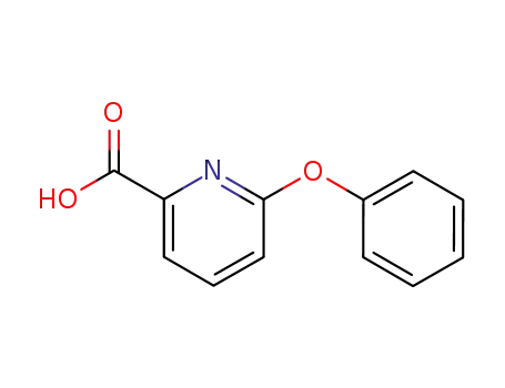 Molecular Structure of 51362-40-4 (6-phenoxy-pyridine-2-carboxylic acid)