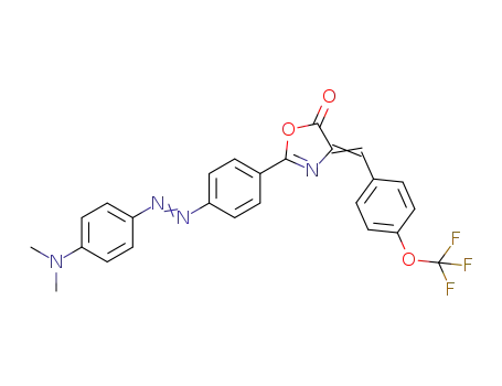 2-(4-{2-[4-(dimethylamino)phenyl]-1-diazenyl}phenyl)-4-{1-[4-(trifluoromethoxy)phenyl]methylidene}-1,3-oxazol-5-one