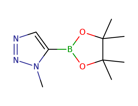 1-METHYL-5-(4,4,5,5-TETRAMETHYL-1,3,2-DIOXABOROLAN-2-YL)-1H-1,2,3-TRIAZOLE  CAS NO.1047636-97-4