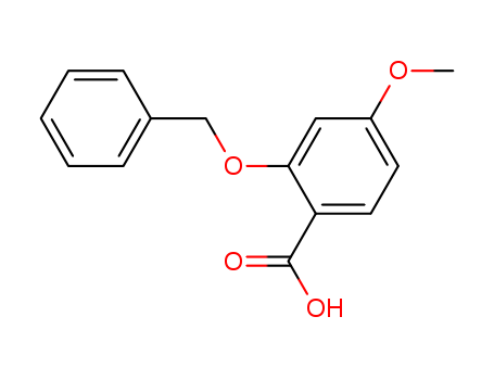 Benzoic acid, 4-methoxy-2-(phenylmethoxy)-