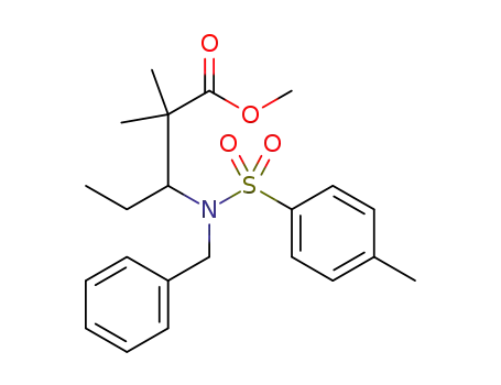 methyl 3-(N-benzyl-N-tosylamino)-2,2-dimethylpentanoate