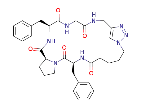 C<sub>33</sub>H<sub>40</sub>N<sub>8</sub>O<sub>5</sub>