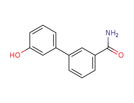 Molecular Structure of 681161-44-4 (3'-hydroxybiphenyl-3-carboxamide)