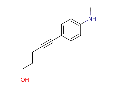 5-(4-(methylamino)phenyl)pent-4-yn-1-ol