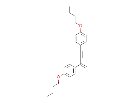 Molecular Structure of 1548411-64-8 (2,4-bis(4-butoxyphenyl)but-1-en-3-yne)