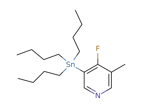 4-fluoro-3-methyl-5-(tributylstannyl)pyridine