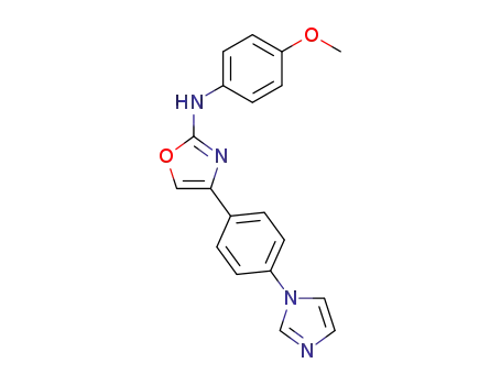 [4-(4-imidazol-1-ylphenyl)oxazol-2-yl]-(4-methoxyphenyl)amine