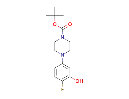 t-butyl 4-(4-fluoro-3-hydroxyphenyl)piperazine-1-carboxylate