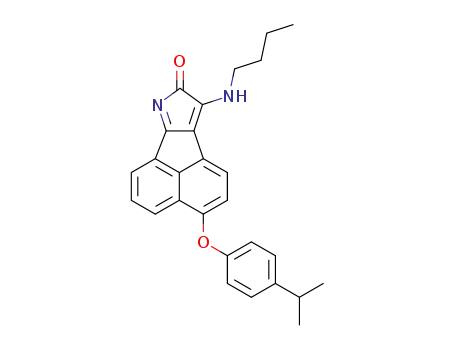 9-(butylamino)-3-(4-isopropylphenoxy)-8H-acenaphtho[1,2-b]pyrrol-8-one