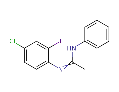N'-(4-chloro-2-iodophenyl)-N-phenylacetimidamide