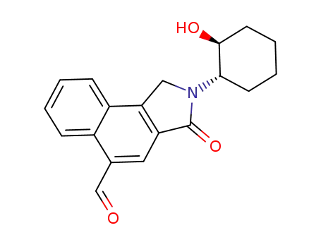 2-[(1S,2S)-2-hydroxycyclohexyl]-3-oxo-2,3-dihydro-1H-benzo[e]isoindole-5-carbaldehyde