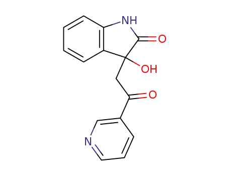 3-Hydroxy-3-(2-oxo-2-pyridin-3-yl-ethyl)-1,3-dihydro-indol-2-one