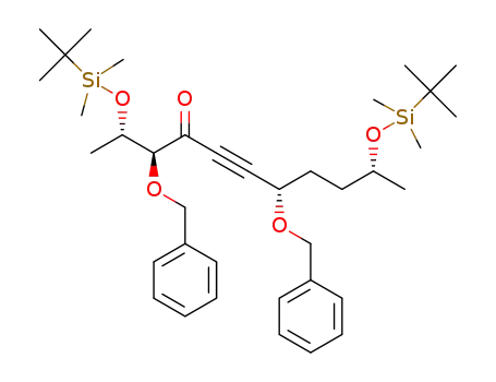 (5S,6S,10S,13R)-6,10-bis(benzyloxy)-2,2,3,3,5,13,15,15,16,16-decamethyl-4,14-dioxa-3,15-disilaheptadec-8-yn-7-one