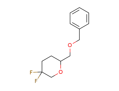 2-(benzyloxymethyl)-5,5-difluorotetrahydro-2H-pyran
