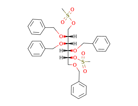 2,3,4,6-Tetra-O-benzyl-1,5-di-O-methanesulfonyl-D-glucitol