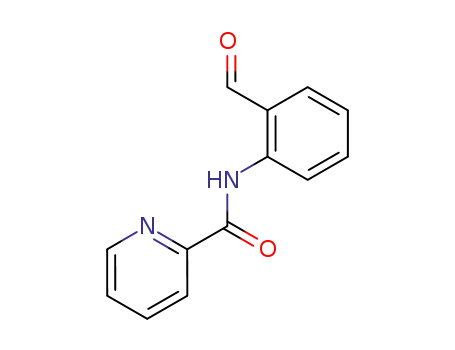 Molecular Structure of 68870-65-5 (2-Pyridinecarboxamide, N-(2-formylphenyl)-)