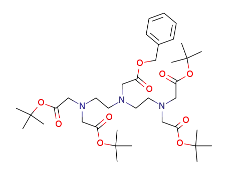 4-benzyloxycarbonylmethyl-1,1,7,7-tetra(tertbutyloxycarbonylmethyl)-1,4,7-triazaheptane