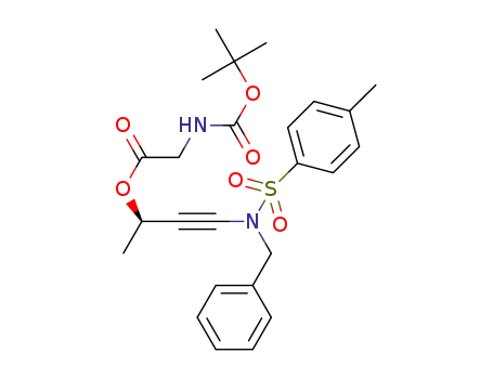 (R)-4-[N-benzyl(4-methylbenzene)sulfonamido]but-3-yn-2-yl-2-[(tert-butoxycarbonyl)amino]acetate
