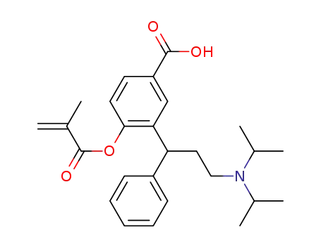 3-(3-(diisopropylamino)-1-phenylpropyl)-4-(methacryloyloxy)benzoic acid