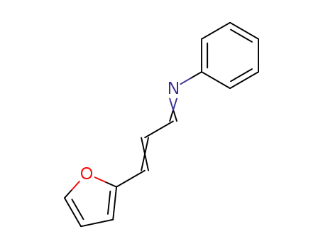 Molecular Structure of 6052-18-2 (Benzenamine, N-[3-(2-furanyl)-2-propenylidene]-)
