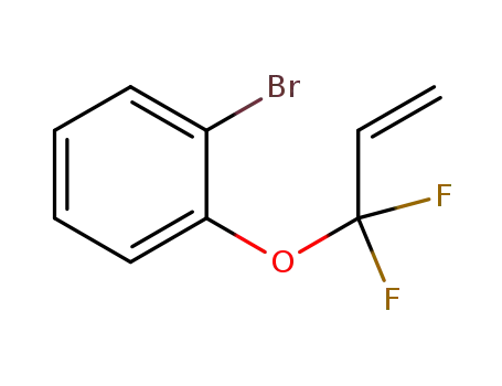 Molecular Structure of 1565823-27-9 (1-bromo-2-((1’,1’-difluoroallyl)oxy)benzene)