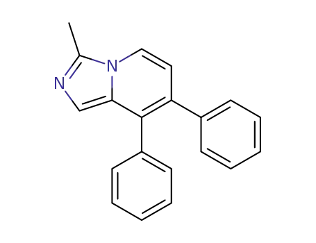 Molecular Structure of 1428367-85-4 (3-methyl-7,8-diphenylimidazo[1,5-a]pyridine)