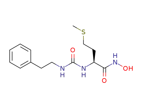 (S)-2-(3-phenethyl-ureido)-N-hydroxy-2-(2-methylsulfanylethyl)-acetamide