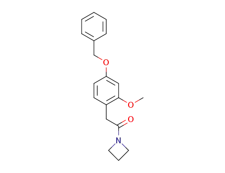1-(azetidin-1-yl)-2-[4-(benzyloxy)-2-methoxyphenyl]ethanone