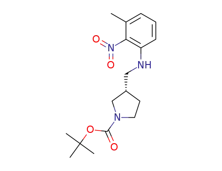 1,1-dimethylethyl (3S)-3-{[(3-methyl-2-nitrophenyl)amino]methyl}-1-pyrrolidinecarboxylate