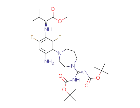 C<sub>28</sub>H<sub>44</sub>F<sub>2</sub>N<sub>6</sub>O<sub>6</sub>