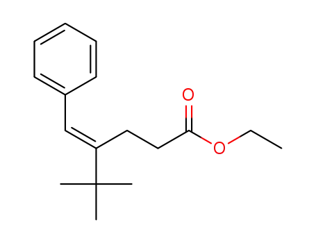 (E)-ethyl 4-benzylidene-5,5-dimethylhexanoate