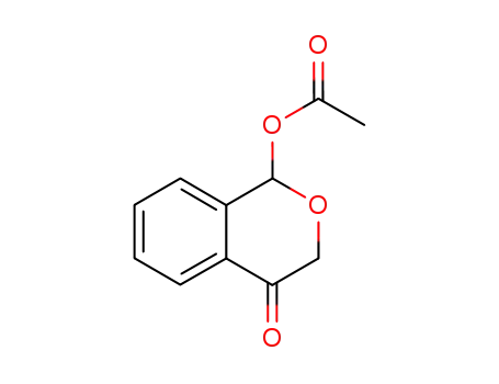 1H-2-Benzopyran-4(3H)-one, 1-(acetyloxy)-