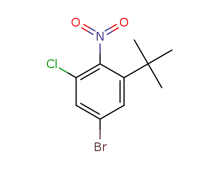 5-bromo-1-chloro-3-(1,1-dimethylethyl)-2-nitrobenzene