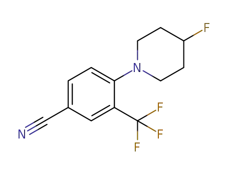 4-(4-fluoropiperidin-1-yl)-3-(trifluoromethyl)benzonitrile