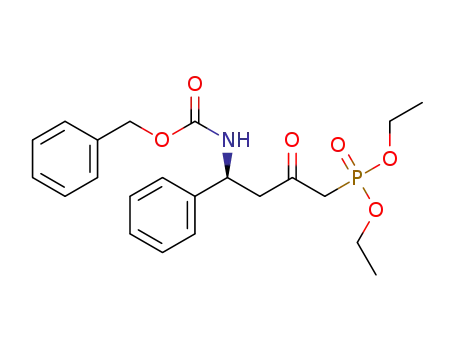 (S)-benzyl [4-(diethoxyphosphoryl)-3-oxo-1-phenylbutyl]carbamate