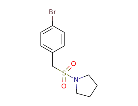 1-[(4-Bromophenyl)methylsulfonyl]pyrrolidine
