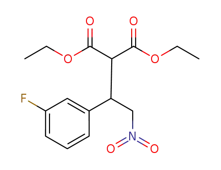 diethyl 2-(1-(3-fluorophenyl)-2-nitroethyl)malonate