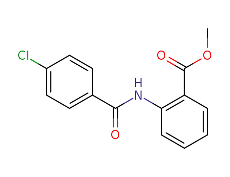 Molecular Structure of 37619-18-4 (methyl 2-(4-chlorobenzamido)benzoate)