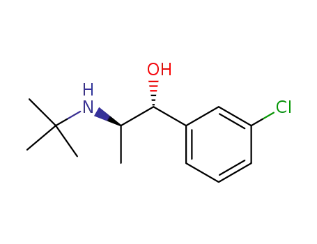 Molecular Structure of 92264-82-9 ((R*,R*)-3-Chloro-alpha-[1-[(1,1-dimethylethyl)amino]ethyl]benzenemethanol)