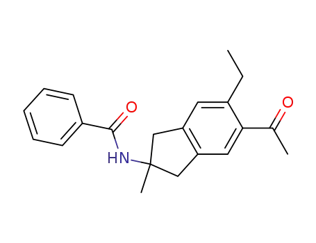 N-(5-acetyl-6-ethyl-2-methyl-indan-2-yl)-benzamide