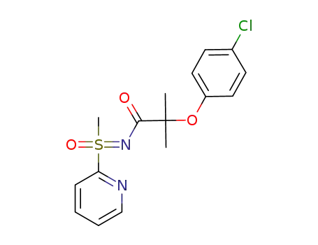 Molecular Structure of 1384980-58-8 (N-[5-(2,5-dimethylphenoxy)-2,2-dimethylpentanoyl]-S-methyl-S-2-pyridylsulfoximine)