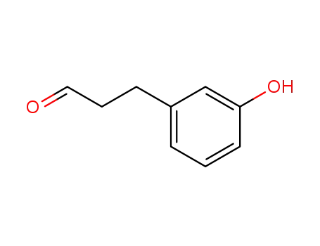 Molecular Structure of 26172-10-1 (3-(3-HYDROXY-PHENYL)-PROPIONALDEHYDE)