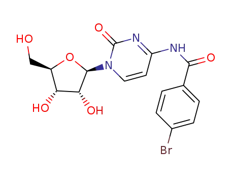 Molecular Structure of 1386977-58-7 (N<sub>4</sub>-p-bromobenzoylcytidine)