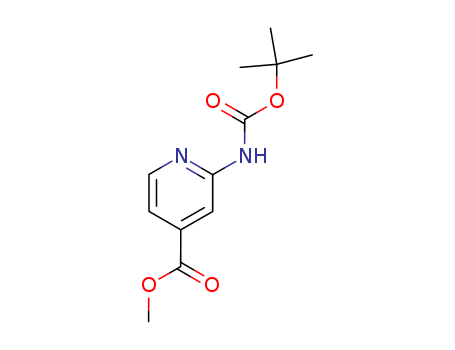 2-[[(1,1-Dimethylethoxy)carbonyl]amino]-4-pyridinecarboxylic acidmethylester